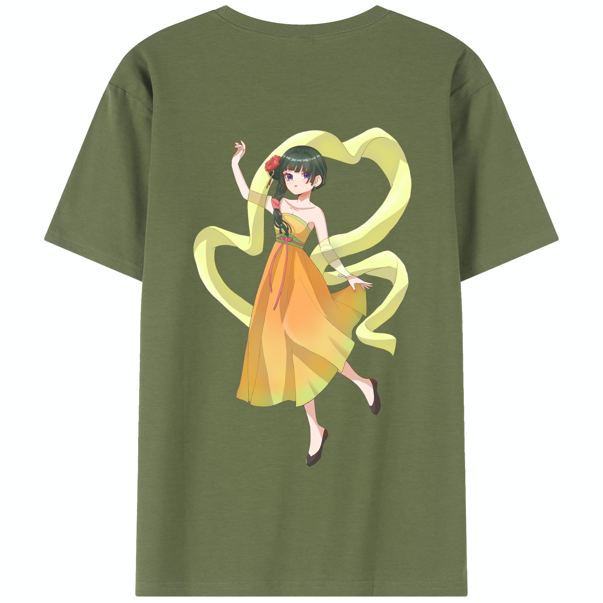 （画像用） 薬屋のひとりごと The Apothecary Diaries 綿100％半袖Tシャツ（背面プリント）